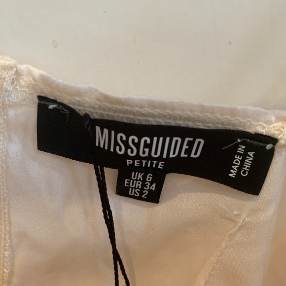 Nude Satin Strappy Crop Top - Picture 4 of 4